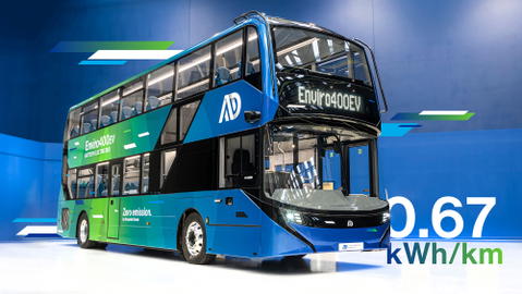 Kategóriája legkedvezőbb energiafogyasztását ígéri az új Alexander Dennis Enviro400EV