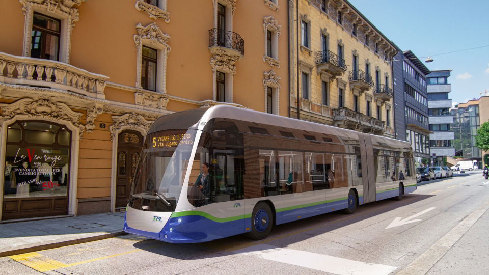 Elektromos lighTram 19 OPP csuklósokat szállít a Hess Luganóba
