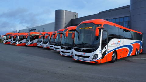 Tíz darab Volvo 9700-assal bővítette flottáját a McGinley Coach Travel