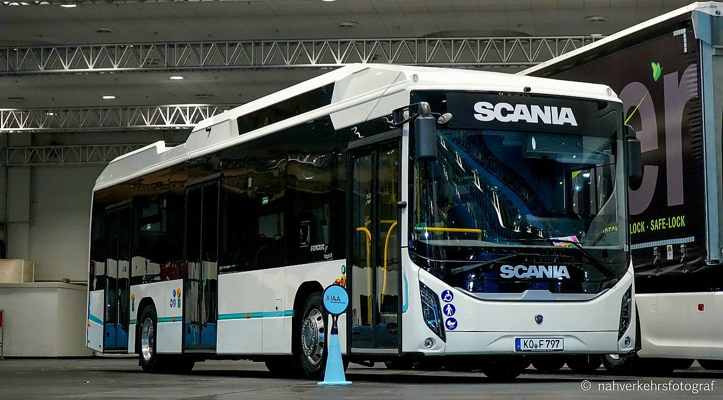 A Scania márkaneve alatt érkezik a kínai Higer villanybusza Európába
