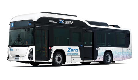 Elektromos busztípussal bővült a Hino kínálata Japánban