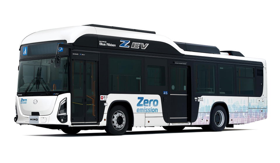 Elektromos busztípussal bővült a Hino kínálata Japánban