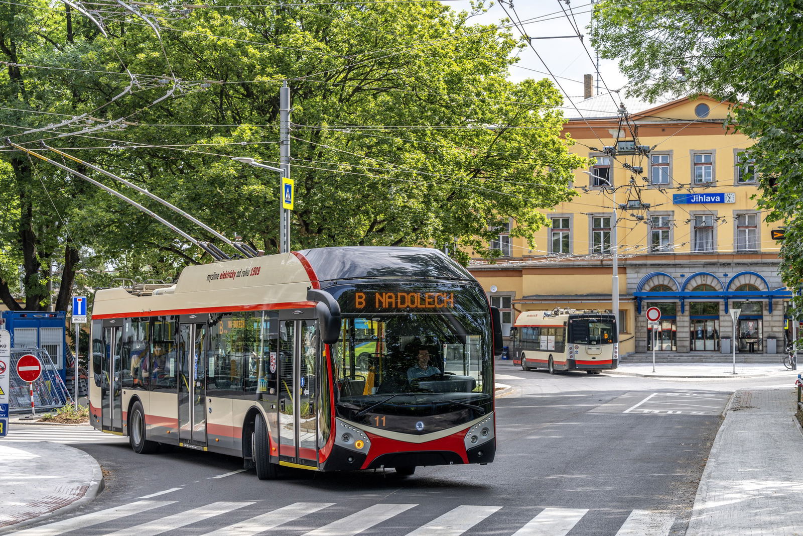 Trolibuszhálózatának bővítésére készül a csehországi Jihlava