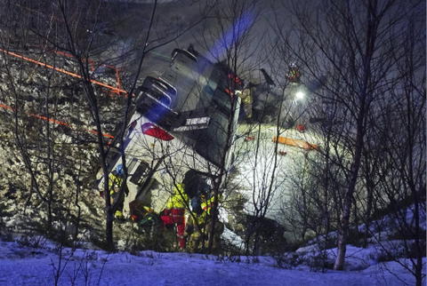 Súlyos buszbaleset történt Norvégiában