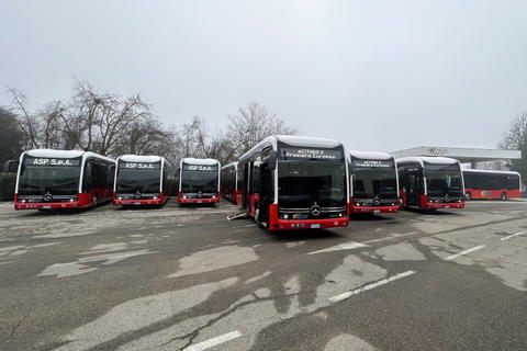 Az olaszországi Astiban állnak szolgálatba a Mercedes-Benz eCitaro K első szériapéldányai