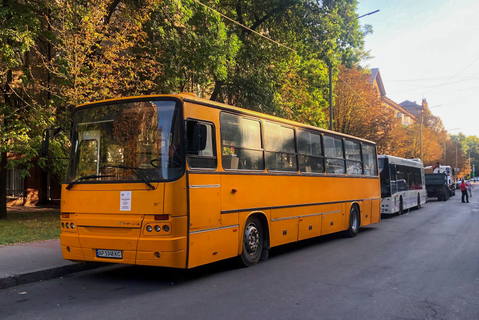 Szolgálatban a Volánbusz másfél éve Ukrajnának adományozott Ikarus autóbuszai
