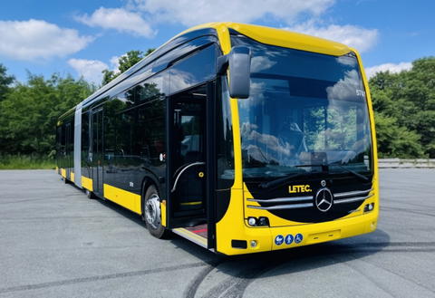 Megérkezett az első eCitaro G a TEC liège-i BRT-vonalához