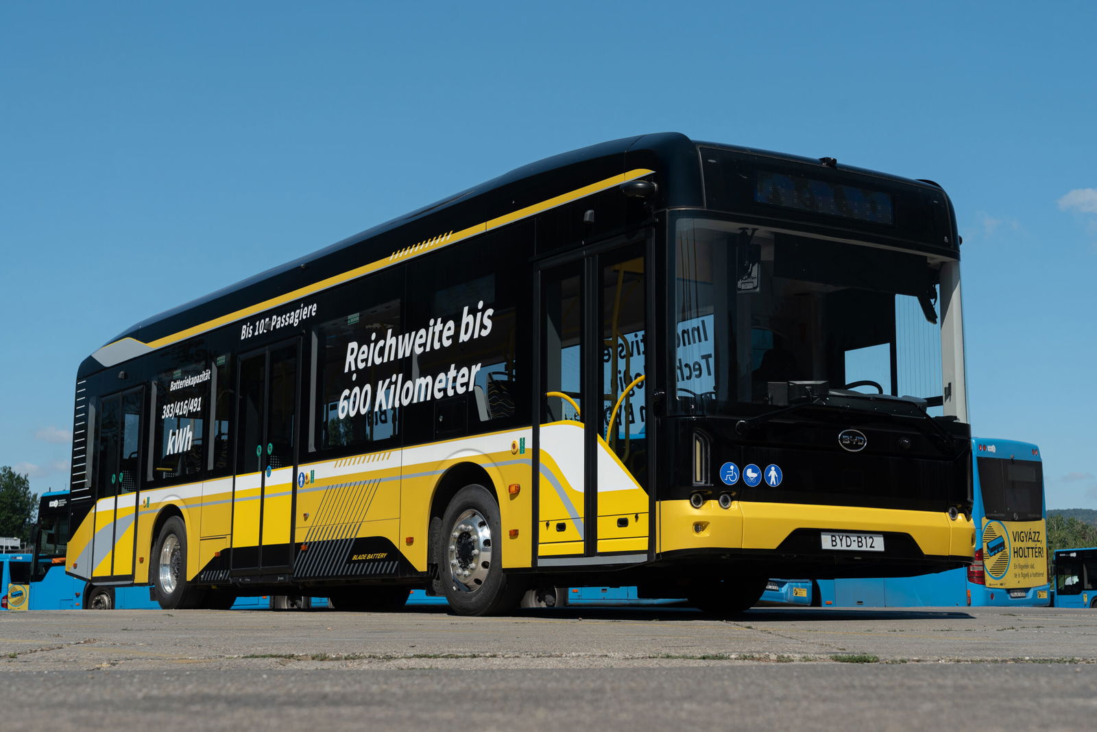 Egy BYD eBus B12 tesztelésével készül új elektromos flottája üzemeltetésére az ArrivaBus