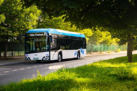 Płock városa is bizalmat szavazott a Solaris hidrogénbuszainak