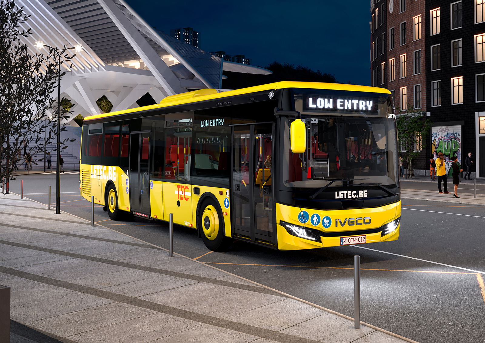 Újabb 127 alacsony belépésű Iveco Crossway érkezik a vallon TEC flottájába