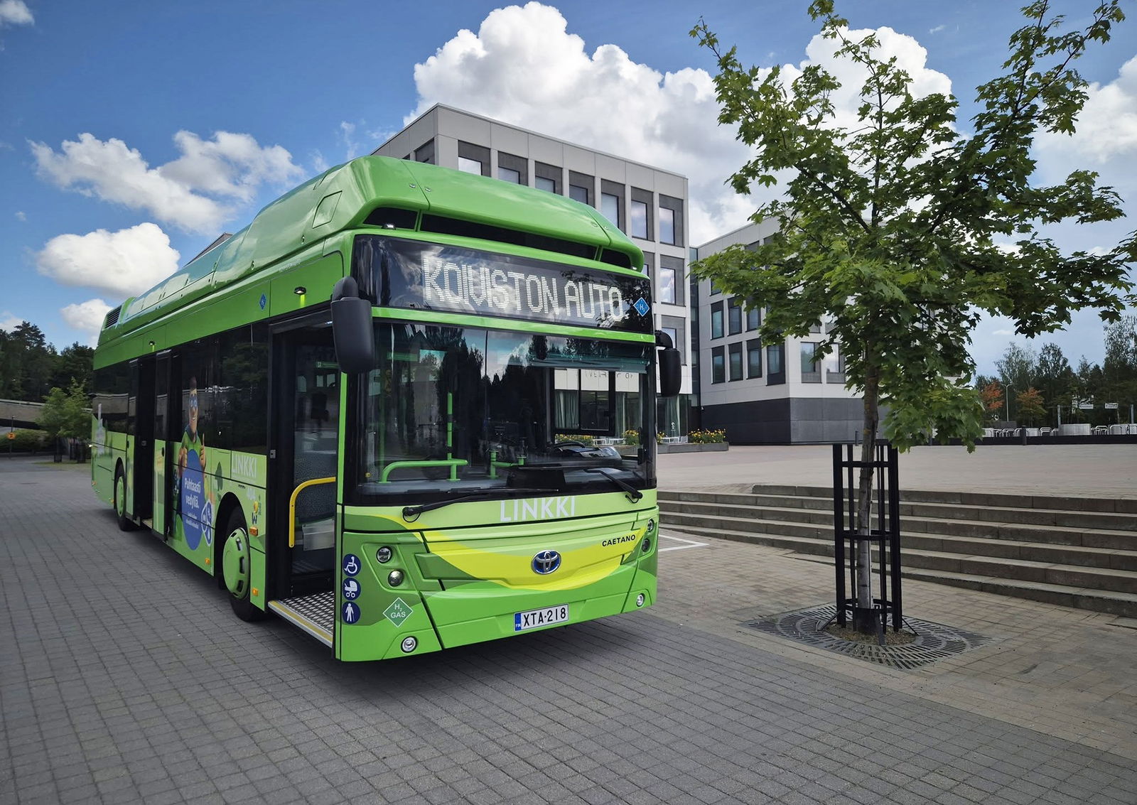Leszállította első öt finnországi rendeltetésű hidrogénbuszát a CaetanoBus