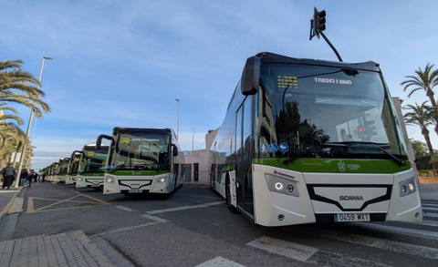 Piacvezető helyet ért el a Scania a spanyol buszpiacon 2025 első felében