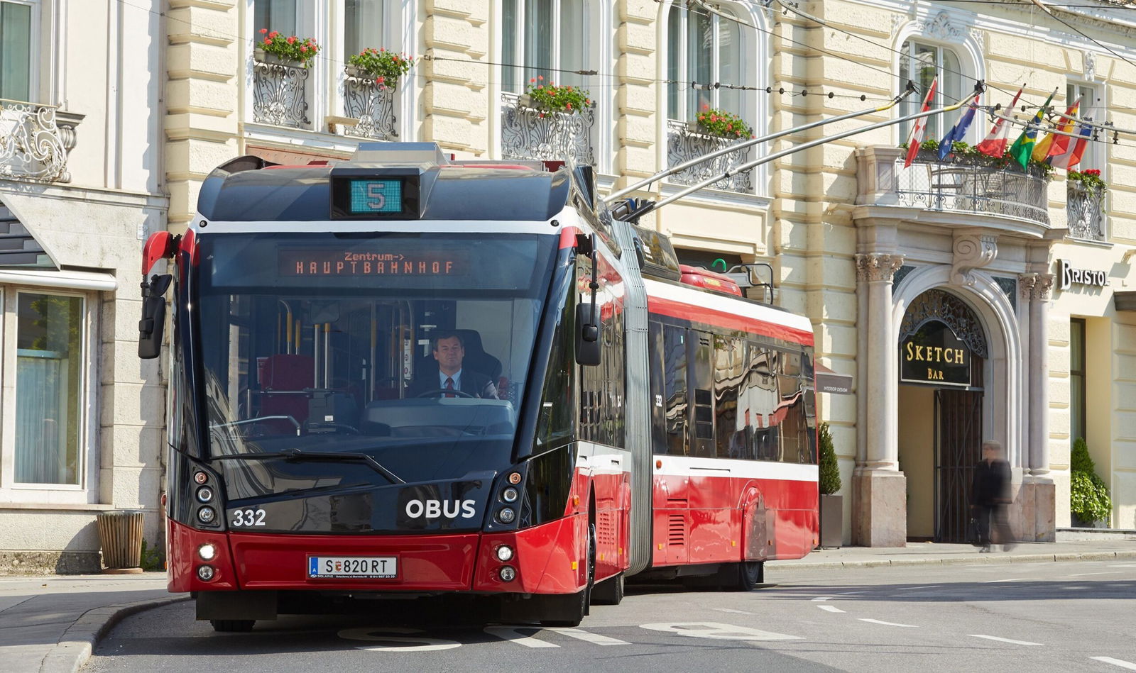 Trolleybuses have been running in Salzburg for 85 years