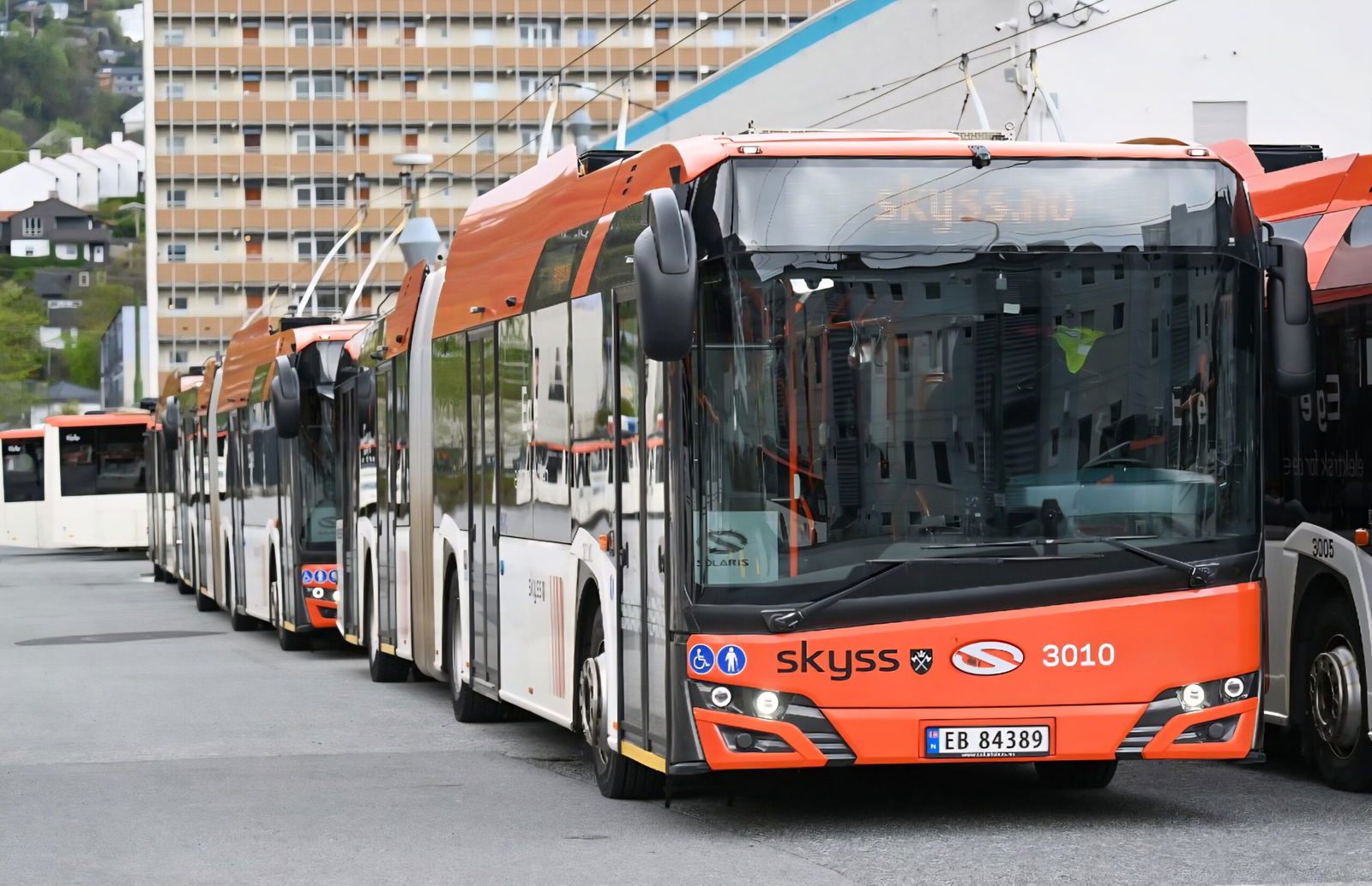 Egy korszak vége: 2030-ig felszámolják Bergen trolibuszhálózatát