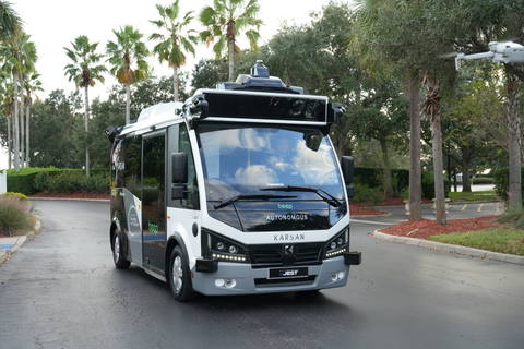 Megkapta első amerikai megrendelését a Karsan önvezető minibusza, az Autonomous e-JEST