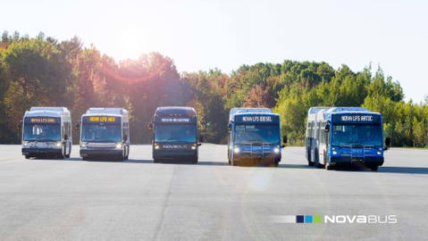 Újgenerációs hajtásrendszert kapnak a Nova Bus dízelmotoros és hibrid típusai