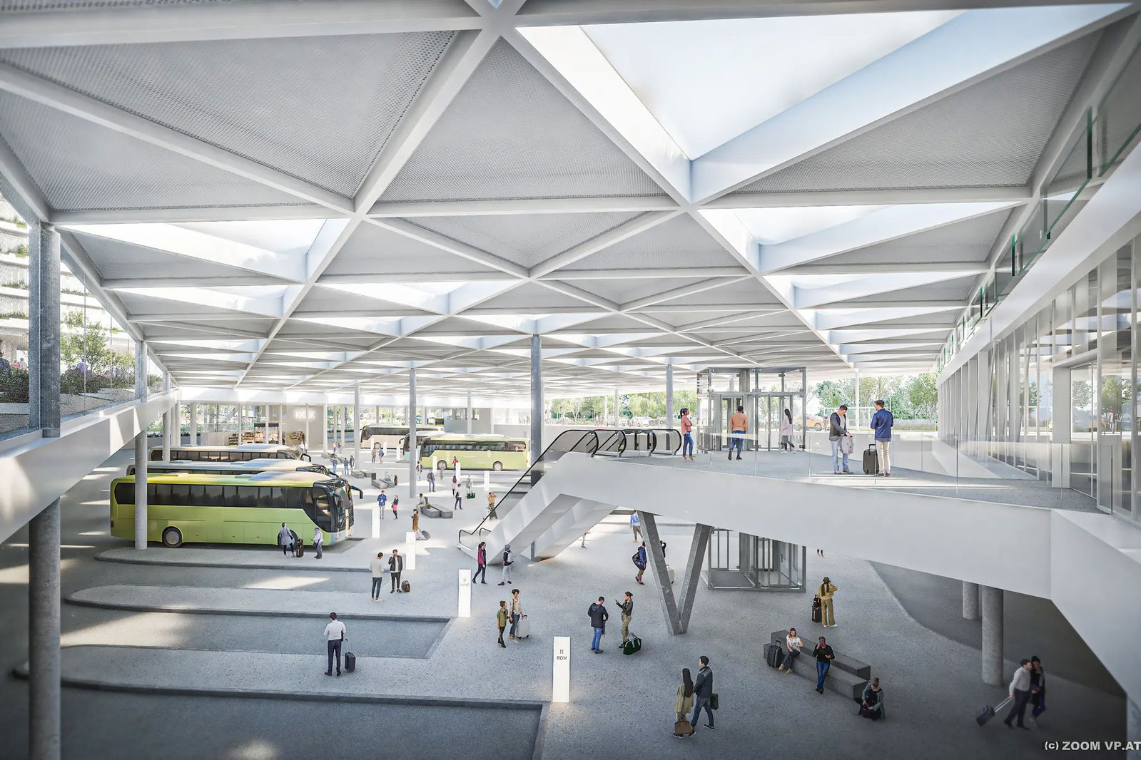 Hivatalosan is megkezdődött az új távolsági buszterminál építése Bécsben