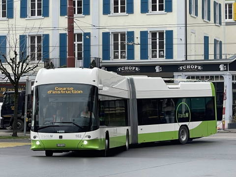 Közel tizenkét év után újraindul a trolibuszüzem La Chaux-de-Fonds-ban
