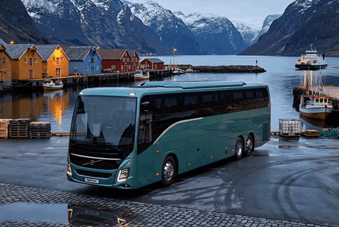 Összesen 15 elektromos távolsági autóbuszra kapott megrendelést Norvégiából a Volvo Buses