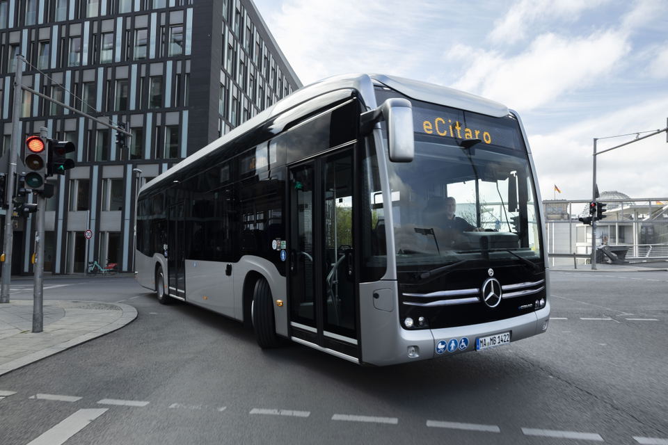 Ebusco helyett Daimler: eCitarókkal indítja első villanybusz-flottáját a svájci St. Gallen városa