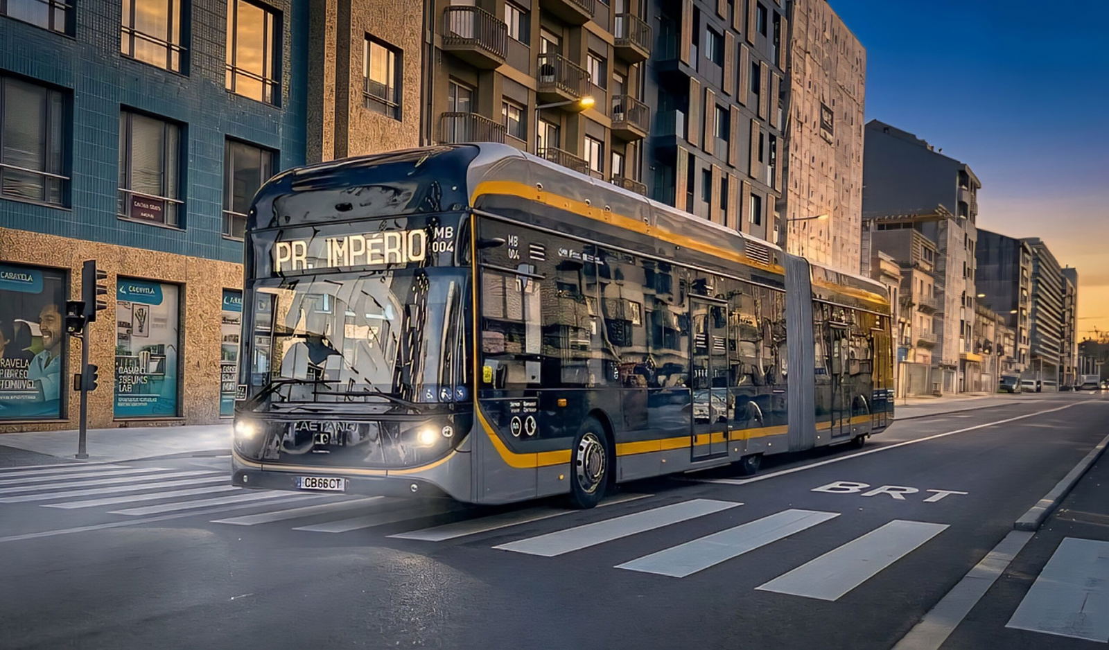 Elindult Porto Caetano hidrogénbuszokkal kiszolgált MetroBus BRT-rendszere