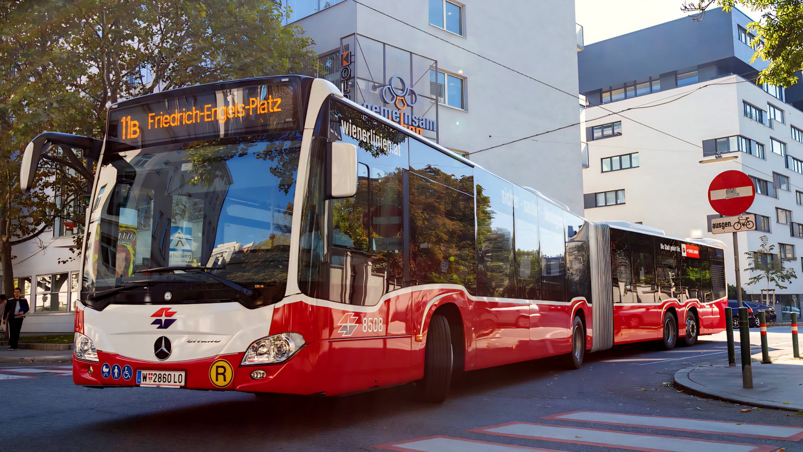 Negyvenkét négytengelyes Mercedes-Benz CapaCity kerül Szófiába a Wiener Linien flottájából