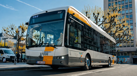 Már minden negyedik autóbusz elektromos Flandriában: ezredik villanybuszát állította forgalomba a De Lijn