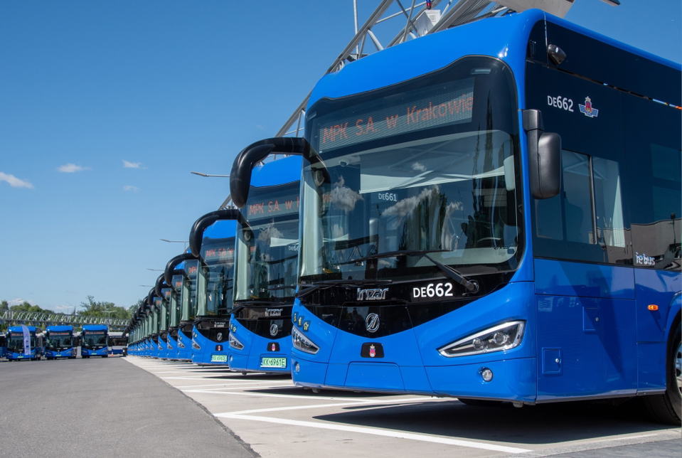 Erősödik az Irizar jelenléte Krakkóban: 22 új villanybuszt állít forgalomba az MPK Kraków