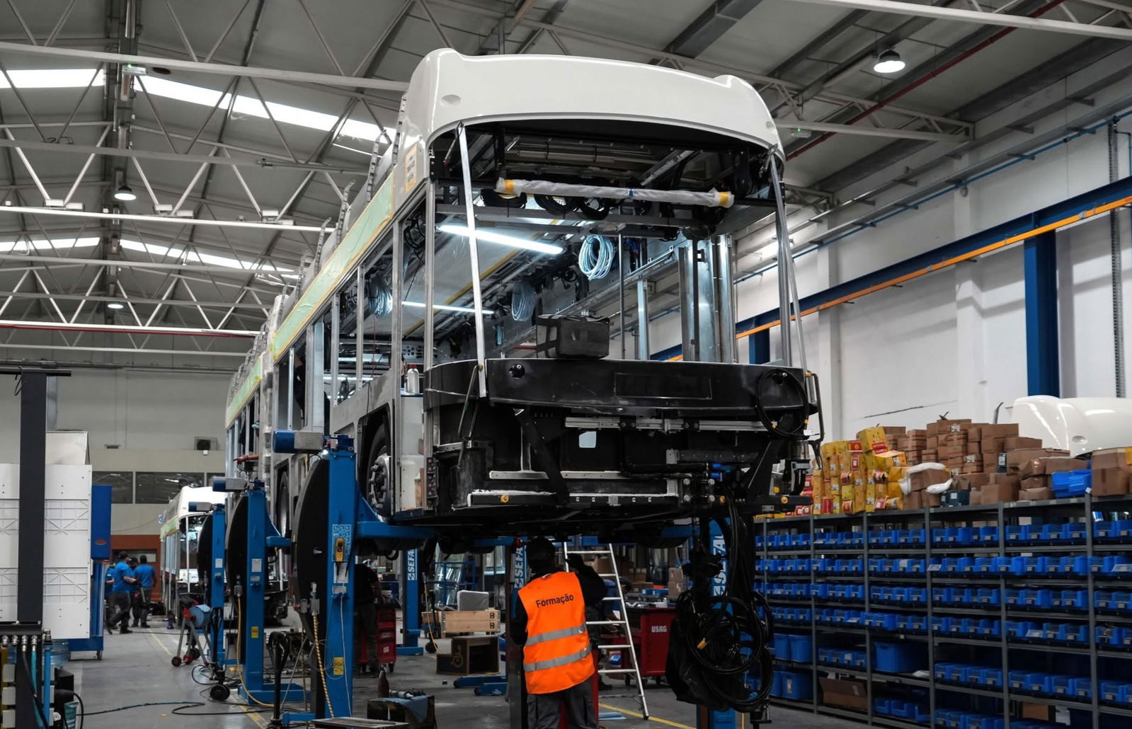 Swiss Hess has built electric bus manufacturing capacity in Portugal