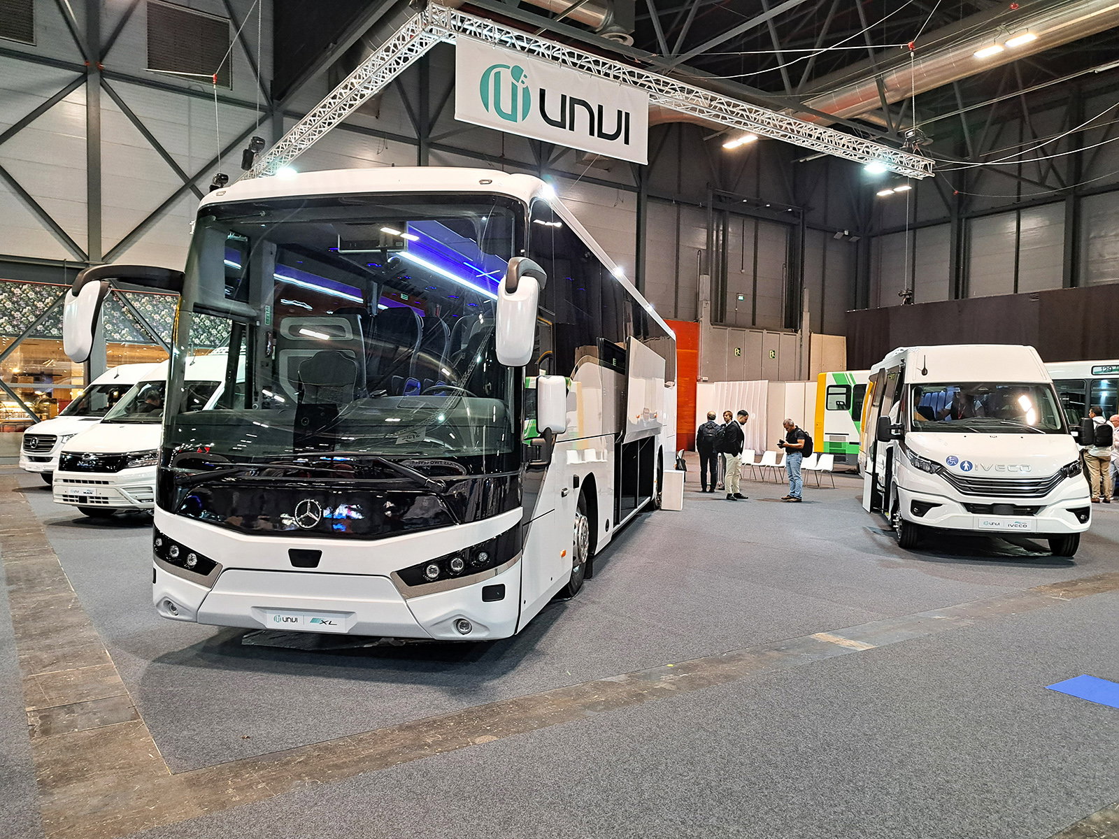 FIAA 2026: kis és nagy távolsági buszok az UNVI standján