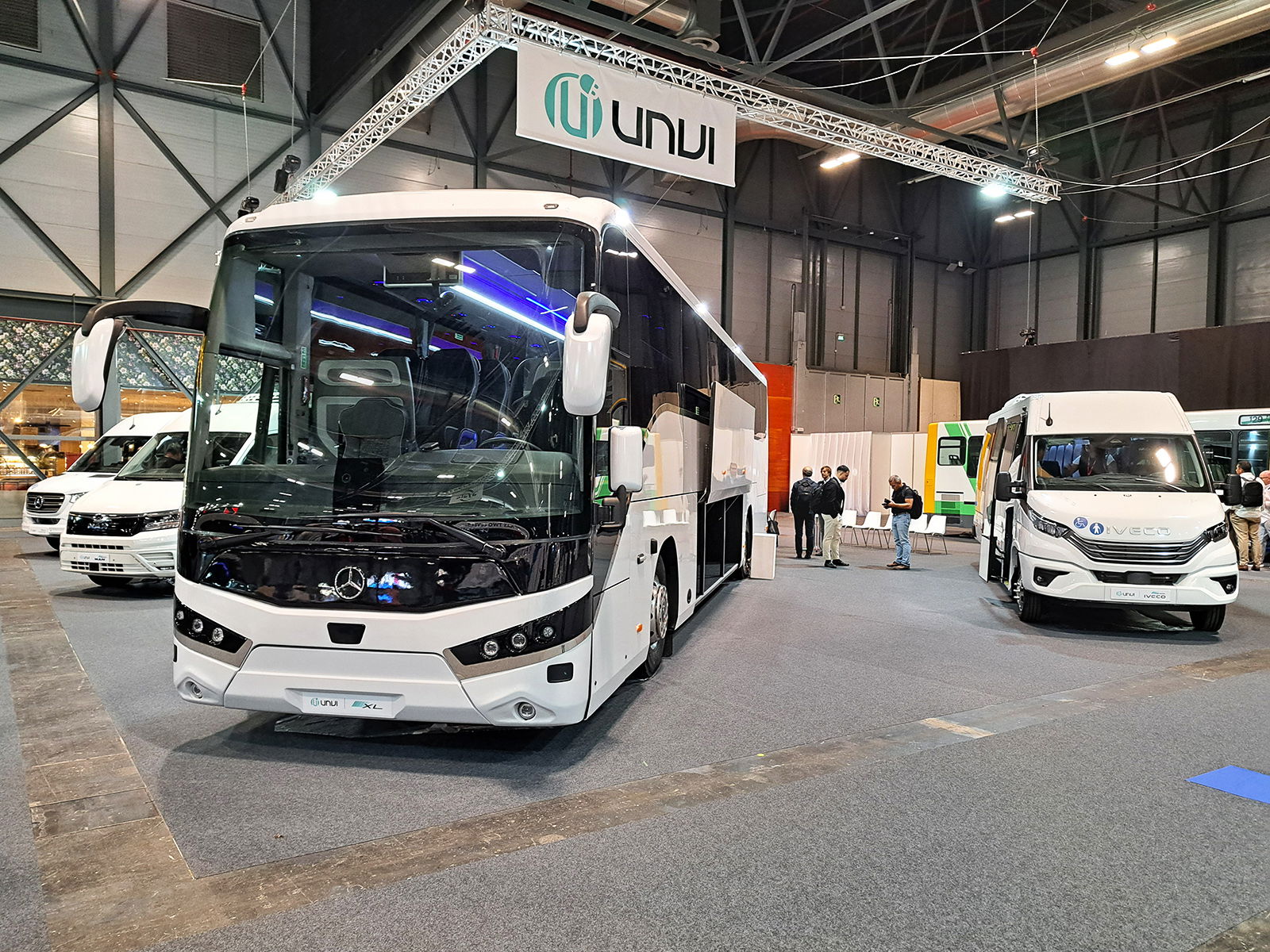 FIAA 2026: kis és nagy távolsági buszok az UNVI standján